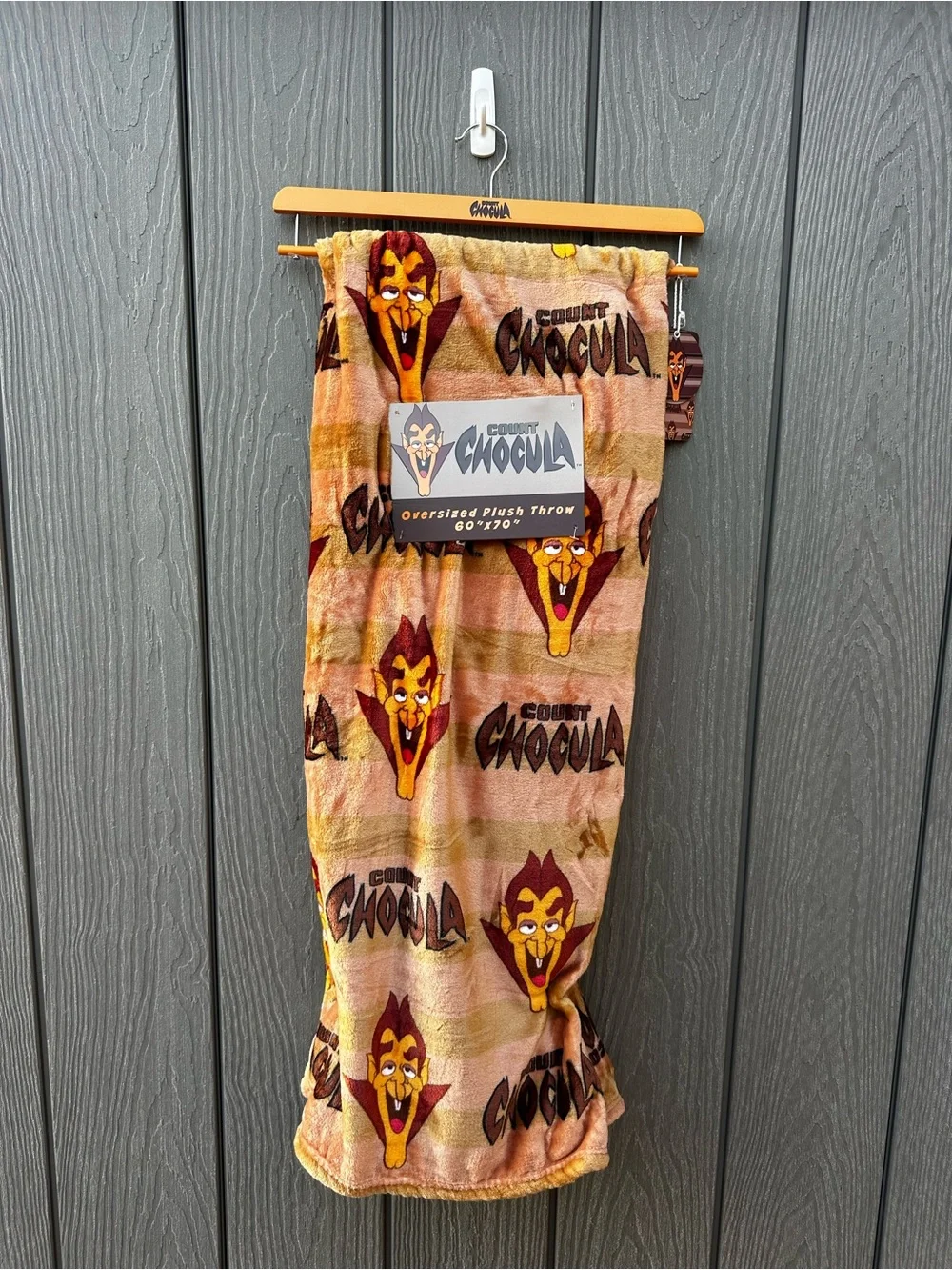 Count Chocula Cereal Plush Throw Blanket NWT